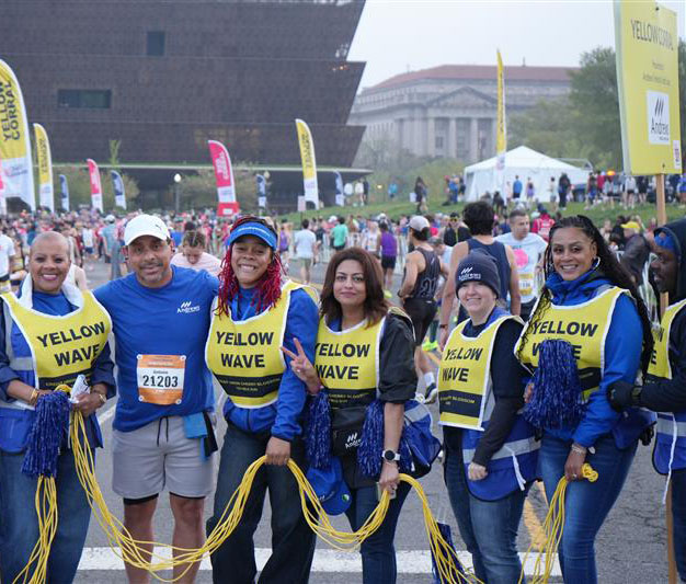 Andrews Federal Team at the Cherry Blossom Run